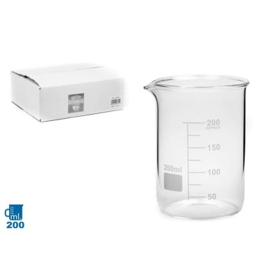 VASO MEDIDO DE CRISTAL 200 ML 48/12/12            