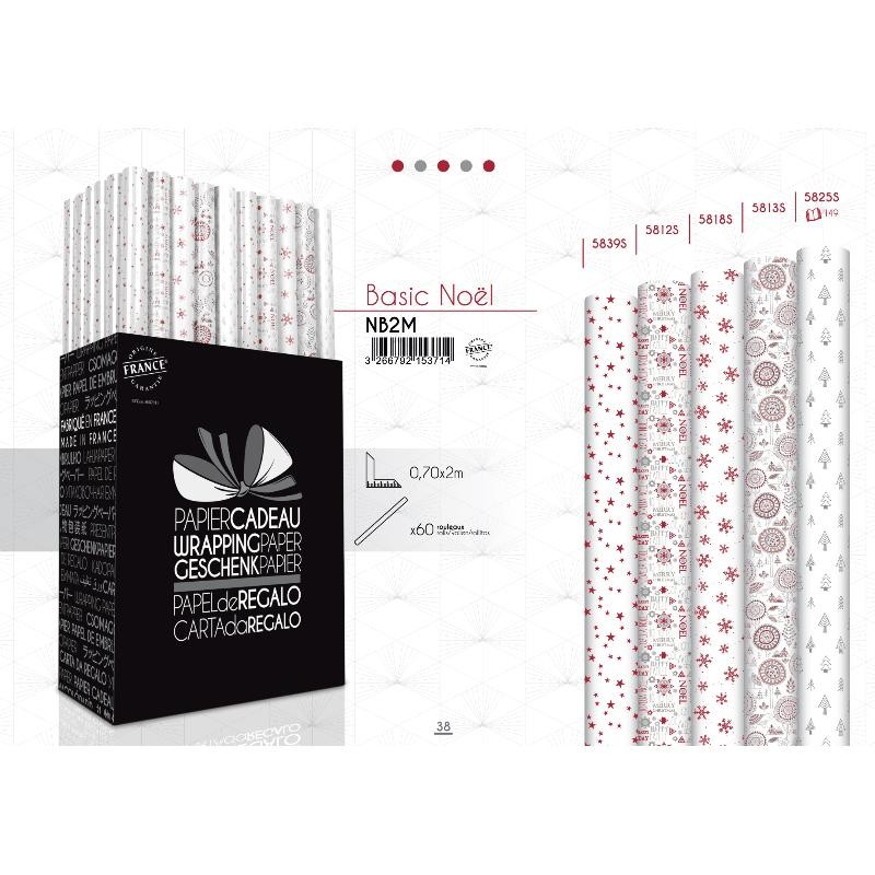 PAPEL POITOU BASIC NAVIDAD 2 METROS X 70