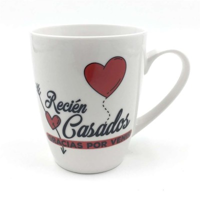 MUG BODA RECIEN CASADOS 300 ML                    