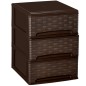 L/3 CAJ. 380X370X473 WENGUE D.BAMBU