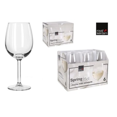 PAQ. 6 COPAS VINO 35 CL SPRING