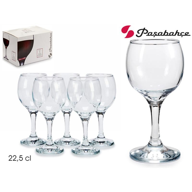 JGO 6 COPAS DE VINO 22.5 CL BISTRO