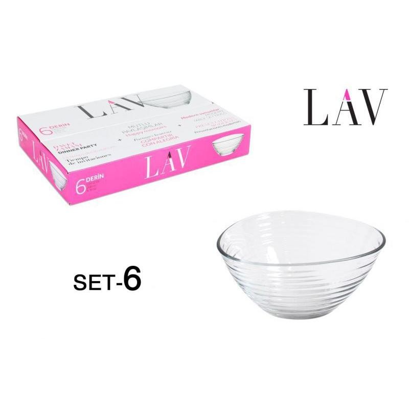 SET 6 BOLS 10.5 CM 200CC DERIN