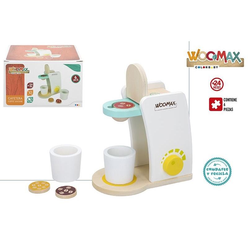 CAFETERA MADERA C/ACC +24 M