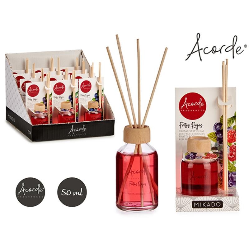 MIKADO 50 ML. C/VARILLA FRUTOS ROJOS