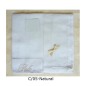 GASA BORDADA 100% ALGODON 2 PZ 45X45 CM NATURAL