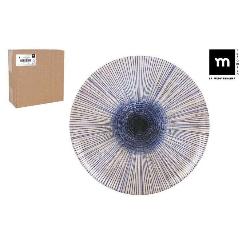PLATO LLANO 26CM. "IRYS" MONACO BRILLO