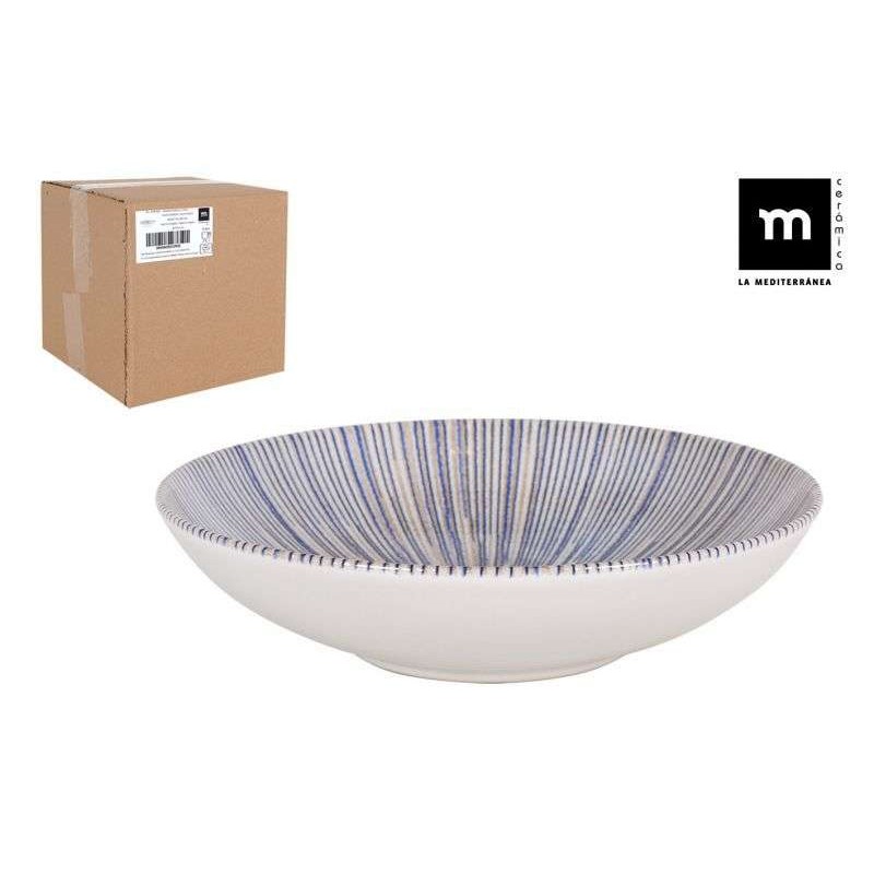 PLATO HONDO 21CM. "IRYS" MONACO BRILLO