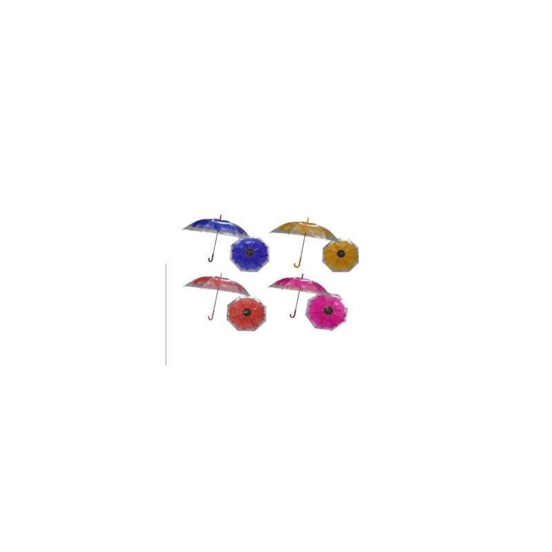 PARAGUAS METÁLICO 8V. AUT. 94 CMS. PVC