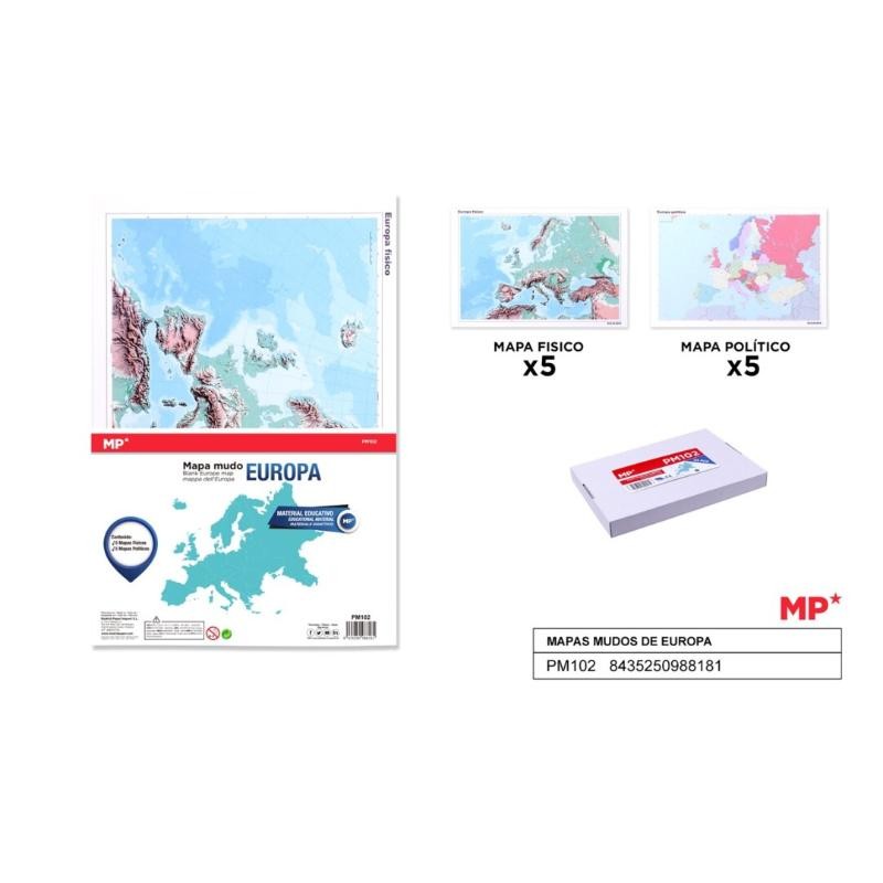 MAPAS MUDOS DE ESPAÑA