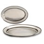 BANDEJA OVAL ACERO INOX 35 CM