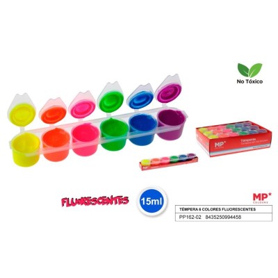 TEMPERA 6 COLOR FLUORESCENTE