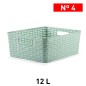 CESTA RATTAN Nº 4 12 L 36X28 CM SURT VRM