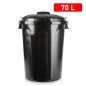 CUBO BASURA 70 L NEGRO