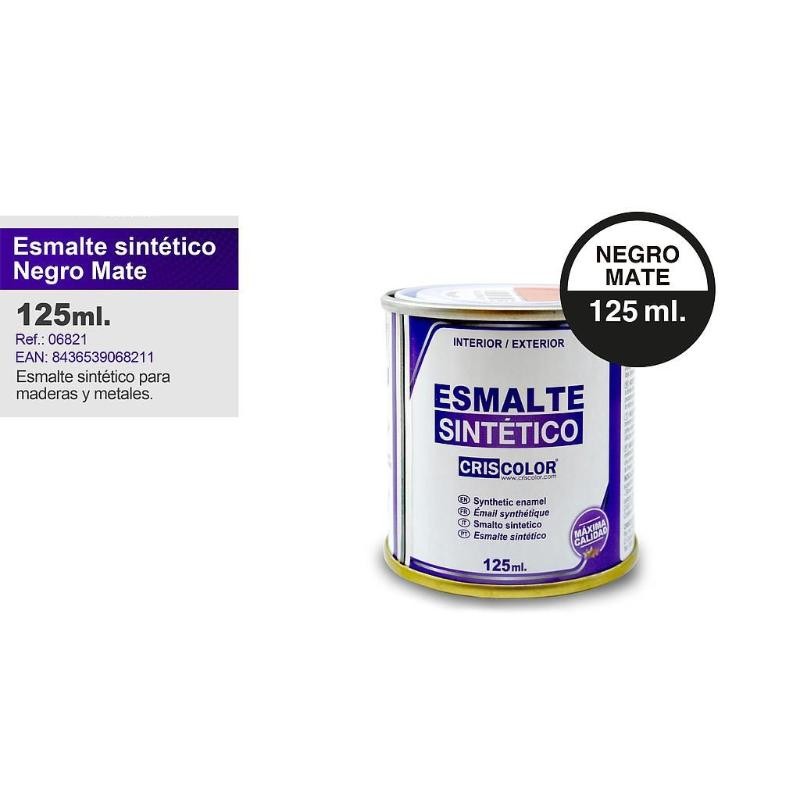 ESMALTE SINTETICO NEGRO MATE 125 ML