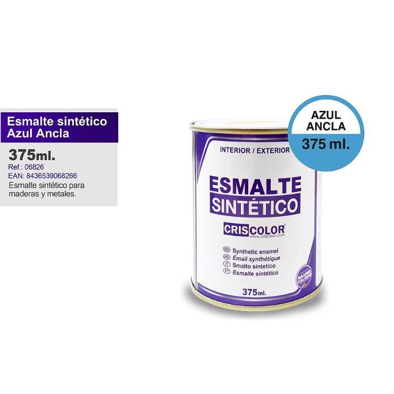 ESMALTE SINTETICO AZUL ANCLA 375 ML