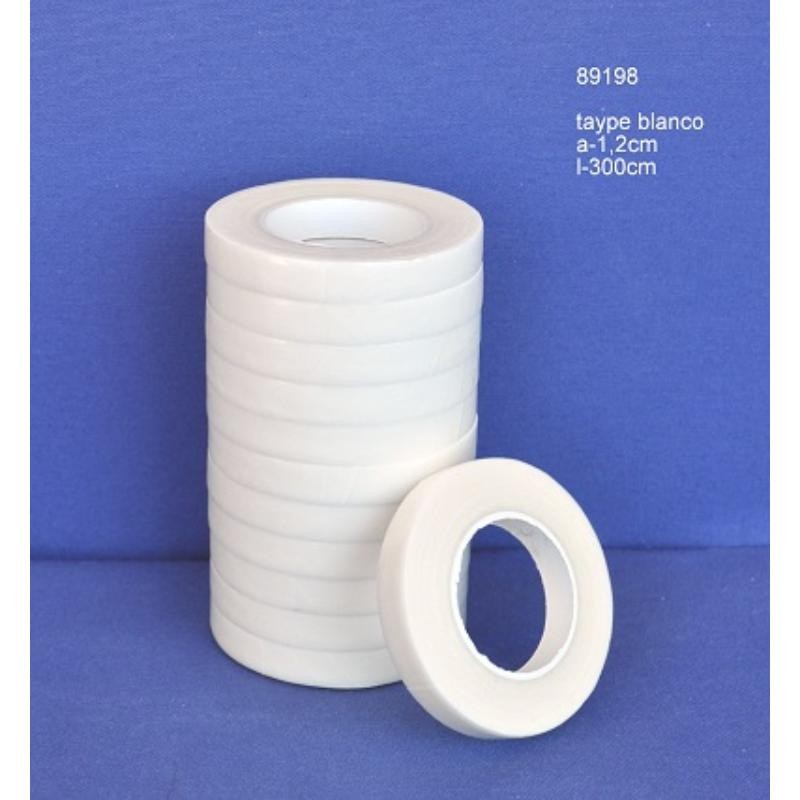 TAYPE BLANCO 1.2X30 MT CAJA 12 ROLLOS.