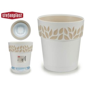 MACETA PLASTICO 20 CM CLOE BLANCA
