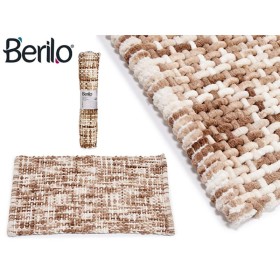 ALFOMBRA DE PUNTO BEIGE 50X80 CM