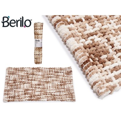 ALFOMBRA DE PUNTO BEIGE 50X80 CM