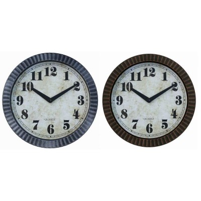 RELOJ PARED 2 DEC 34*34*5 CM