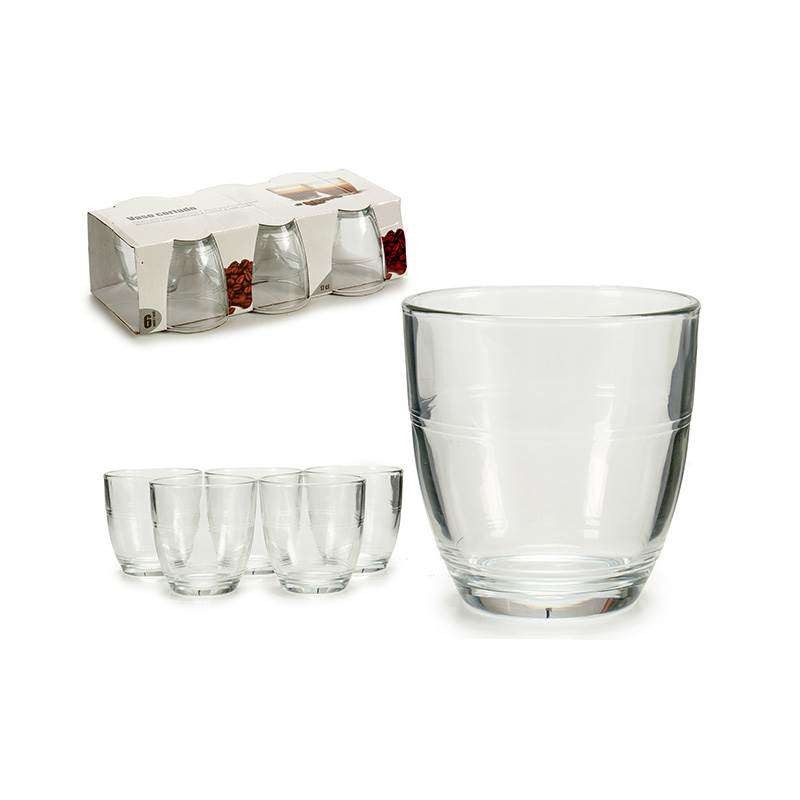 JUEGO 6 VASOS CORTADO 17 CL