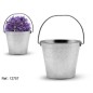 CUBO ASA METAL ZINC 16 x 18,5 x 14 CM
