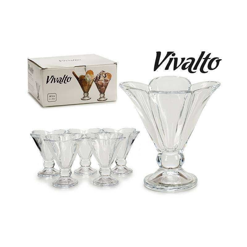COPA HELADO FORMA FLOR 30 CL