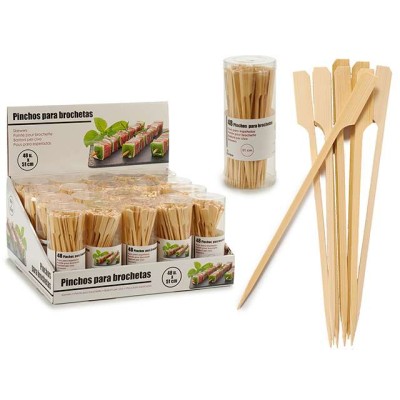 JUEGO 48 BROCHETAS BAMBU                          