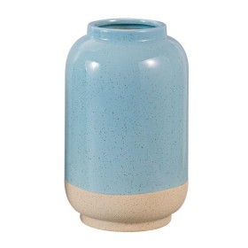 FLORERO CERAMICA 13*13*20 CM TURQUESA