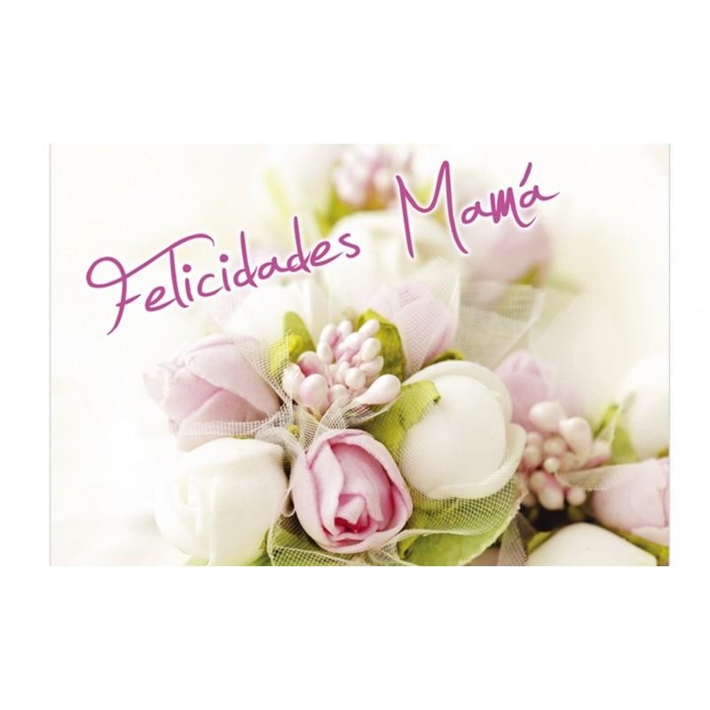MINI CARD FELICIDADES MAMA 66X90 MM