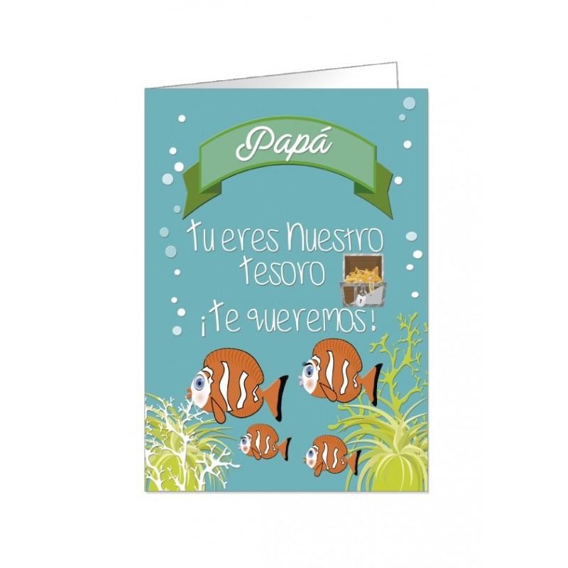 POSTAL SUPER PAPA 24X35 CM
