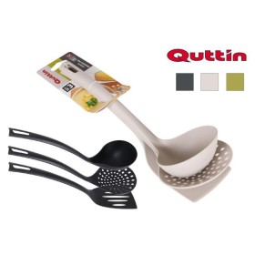 SET 3 UTENSILIOS NYLON QUTTIN COLORES