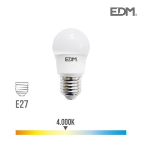 BOMBILLA ESFERICA LED E27 8.5W 940LM 4000K LUZ DIA