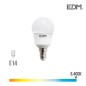 BOMBILLA ESFERICA LED E14 8.5W 940LM 6400K LUZ FRIA