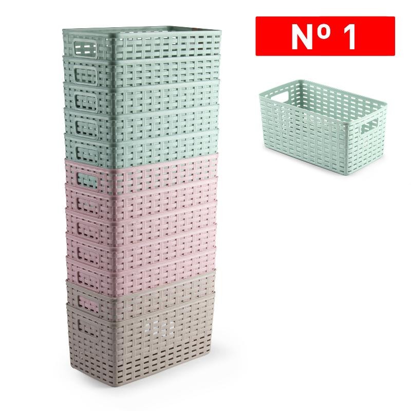 CESTA RATTAN Nº1 5L 28X15 CM SURT VRM