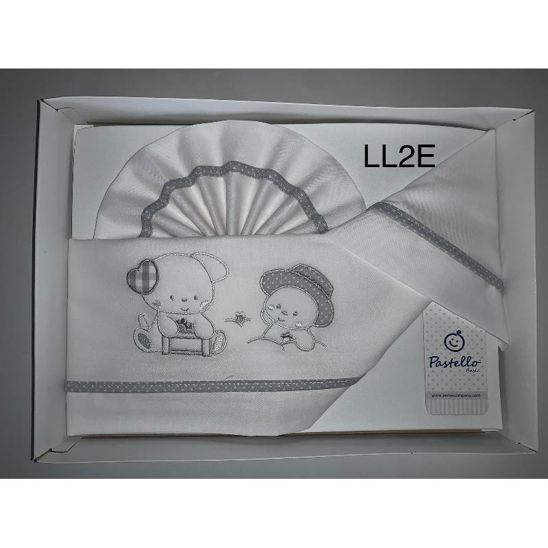 SABANA DE COCHE OSO GORRO GRIS