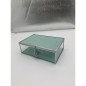 CAJA CRISTAL TURQUESA 20*13*6 CM