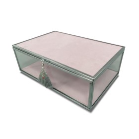 CAJA CRISTAL ROSA 20*13*6 CM