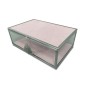 CAJA CRISTAL ROSA 20*13*6 CM