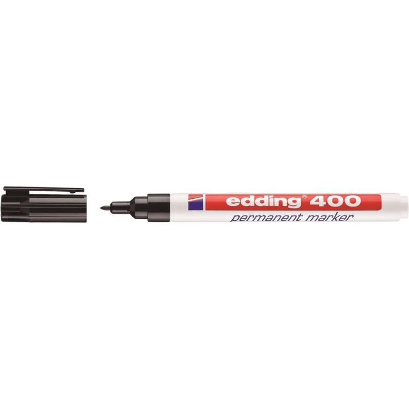 MARCADOR PERMANENTE EDDING 400 NEGRO (01)