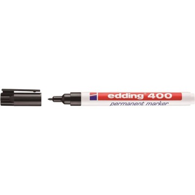 MARCADOR PERMANENTE EDDING 400 NEGRO (01)