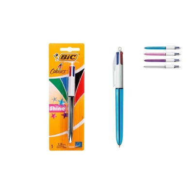 BOLIGRAFO 4 COL SHINE BL 1 EU-902126 BIC