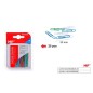 CLIPS DE COLORES 50 MM 25 UDS