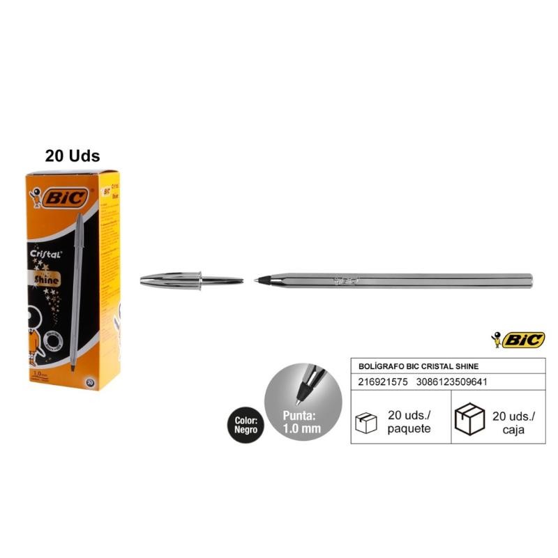 BOLIGRAFO CRISTAL CELEB SILV  BIC