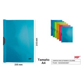 CARPETA CON CLIP A4 COLOR