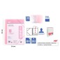 CARPETA 30 FUNDAS A4 CON ESPIRAL Y GOMAS ROSA