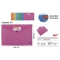 CARPETA SOBRE CON TARJETERO FLUORESCENTE FOLIO