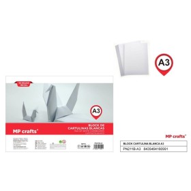 BLOCK DE CARTULINA BLANCA 10 HOJAS