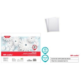 BLOCK DE CARTULINA BLANCA 10 HOJAS
